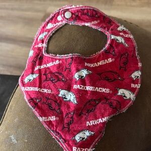 Arkansas Razorbacks Kids Bib - Red